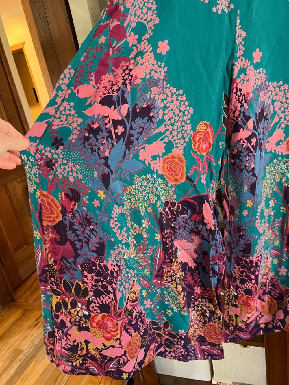 Maeve teal floral jumper 🦋 - Picture 7 of 14